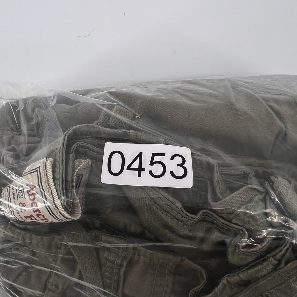 Vintage Abercrombie Pants Womens 2 / 26 Green Cargo Military Paratrooper Y2K - Picture 7 of 7